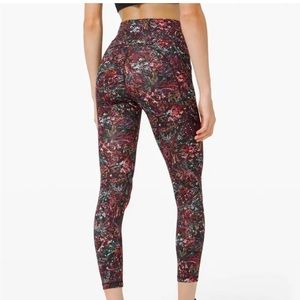 Lululemon Invigorate HR Tight 25" Foliage Overlay